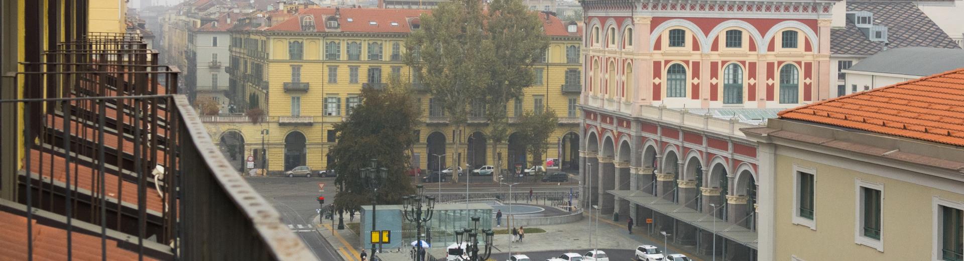 Porta Nuova and the parking