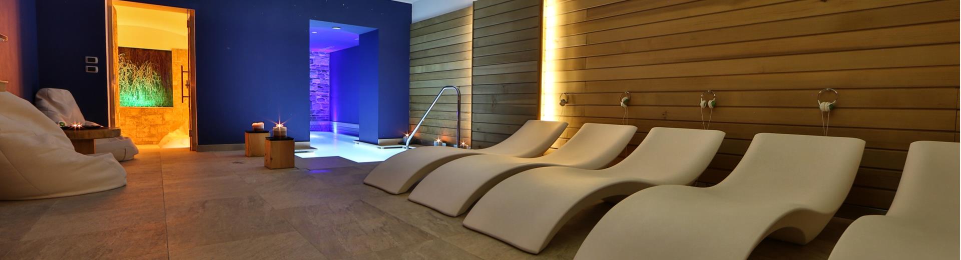 The relaxation Area of SPA H14 of BW Plus Hotel Genova Turin