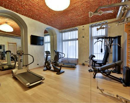 La Sala Fitness del BW Plus Hotel Genova a Torino
