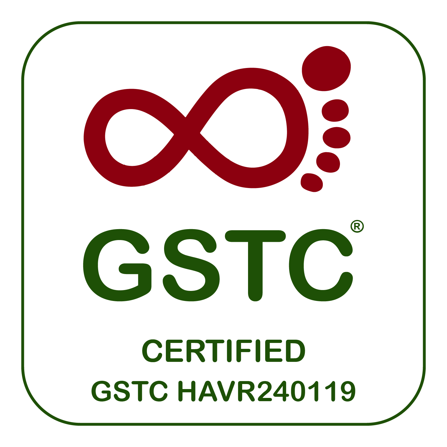 Logo certificazione di sostenibilità GSTC
